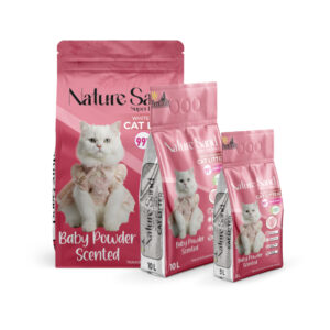 Naturesand baby powder scented  cat litter