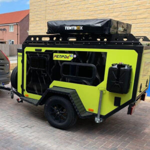 Yellow Penpod adventure caravan